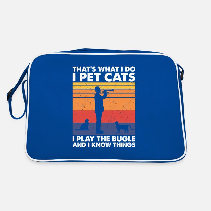 That's What Do Pet Cats Play The Bugle Know Things Retro Bag