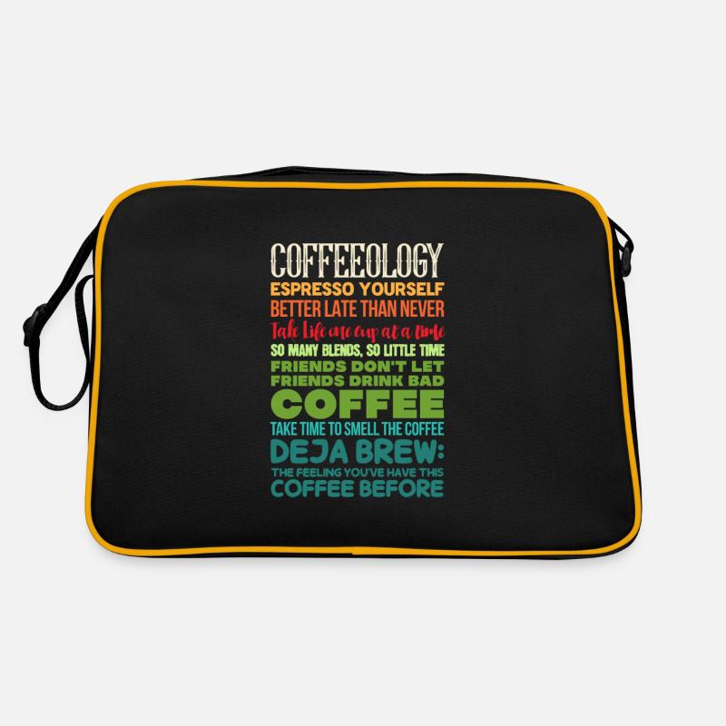 Coffee Caffeine Espresso Barista Gift Retro Bag
