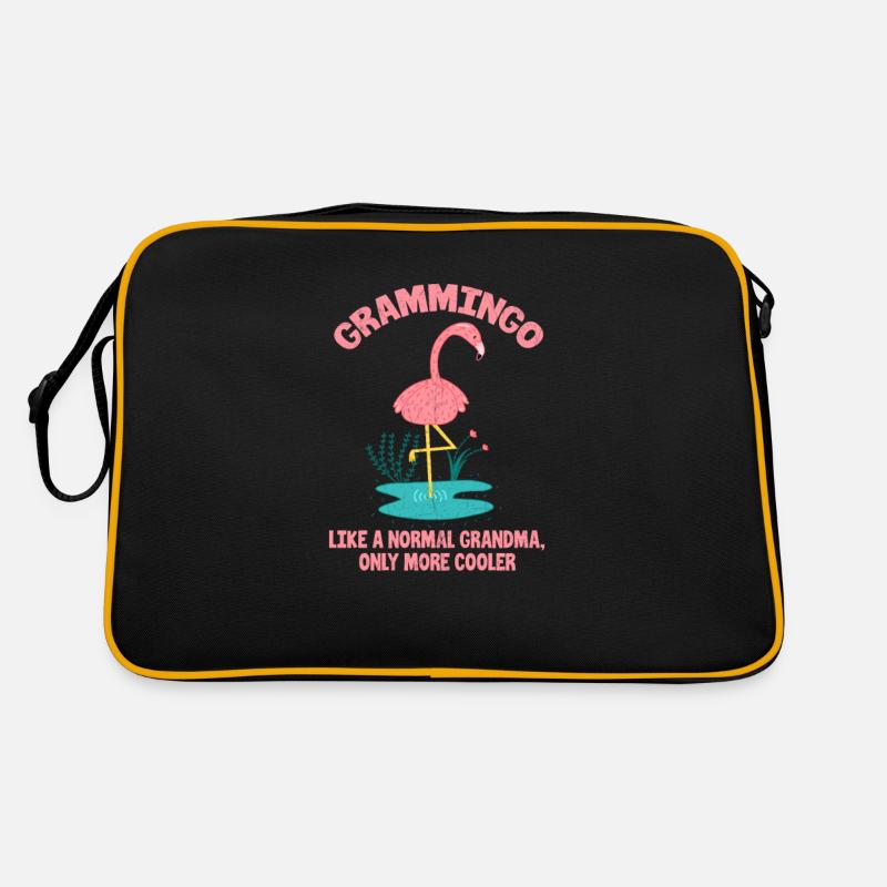 Flamingo Oma Retro Tasche