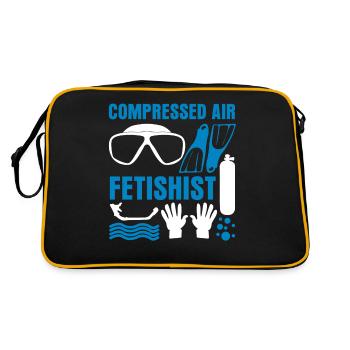 Diving Diver Goggles - Retro Bag - black/gold - Back