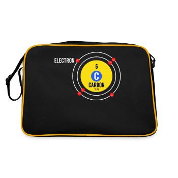 Chimie des atomes de carbone pour chimistes Enseignant étudiant - Sac Retro - noir/or - Dos
