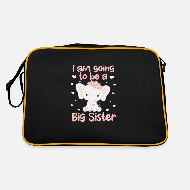 Große Schwester Retro Tasche