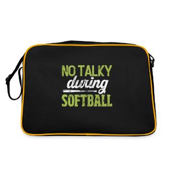 Softball - Sac Retro - noir/or - Dos