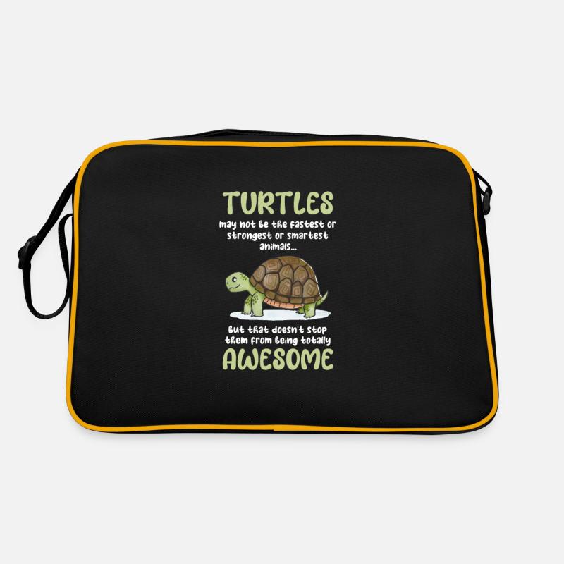 Turtle Turtle Sea Sea Creatures Gift Retro Bag