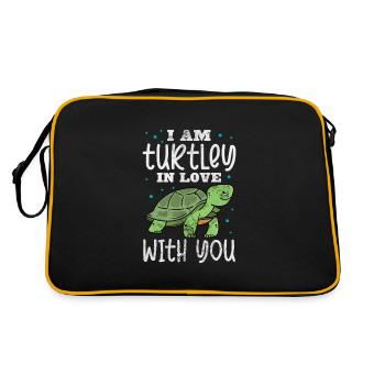 Tortue - Sac Retro - noir/or - Dos