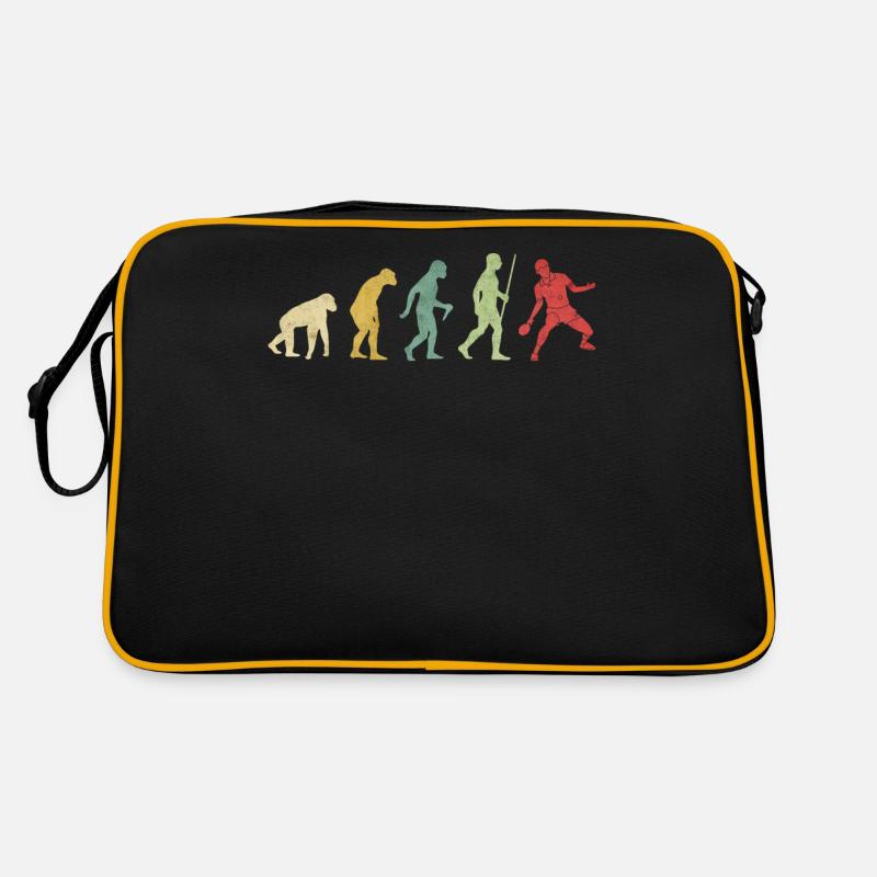 Table Tennis Ping Pong Player Evolution Retro Bag