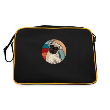 Carlin - Sac Retro - noir/or - Dos