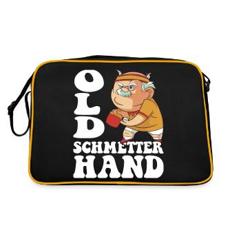 Old butterfly hand outfit for table tennis players - Retro Bag - black/gold - Back