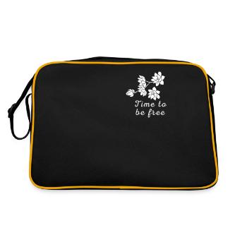 Je n’ai pas de relation - Sac Retro - noir/or - Dos