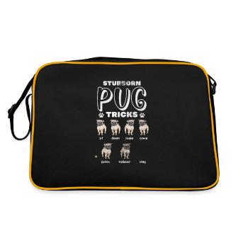 Carlin - Sac Retro - noir/or - Dos