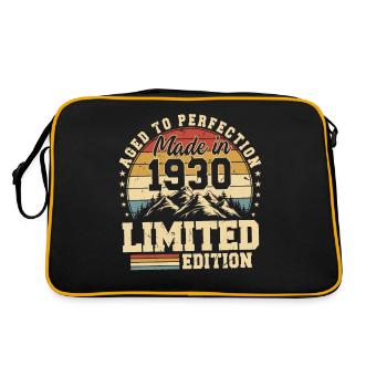 One of a kind since 1930 - Retro Bag - black/gold - Back