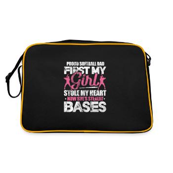 Softball - Retro Bag - black/gold - Back