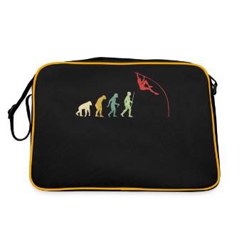 Stangenviertel Jump Evolution - Retro Tasche - Schwarz/Gold - Hinten