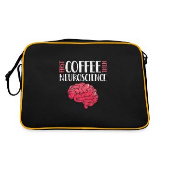 Coffee Neuroscience - Retro Bag - black/gold - Back