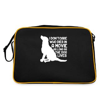 Golden Retrievers - Sac Retro - noir/or - Dos