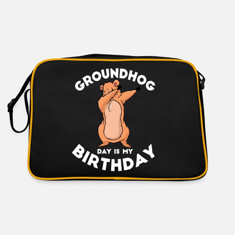 Groundhog Day Ist Mein Geburtstagselbe Zitat Retro Tasche
