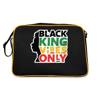 Black King ne résonne qu’avec les traditions - Sac Retro - noir/or - Dos