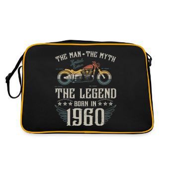 L'homme Le Mythe La Légende Né En 1960 - Sac Retro - noir/or - Dos