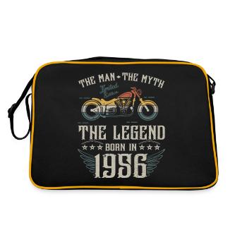 L'homme Le Mythe La Légende Né En 1956 - Sac Retro - noir/or - Dos