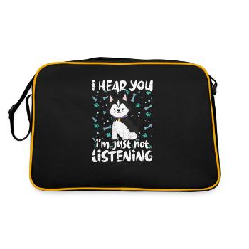 Husky - Retro Bag - black/gold - Back