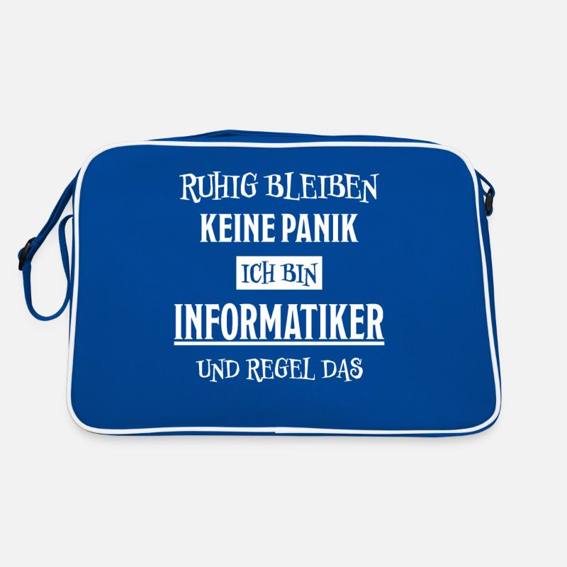 Informatiker Lustig Spruch Programmierer Geschenk Retro Tasche