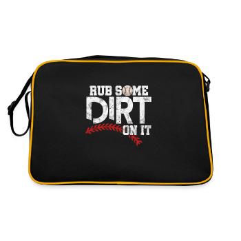 Softball - Retro Bag - black/gold - Back