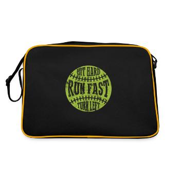 Softball - Retro Bag - black/gold - Back