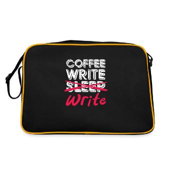 Author - Retro Bag - black/gold - Back