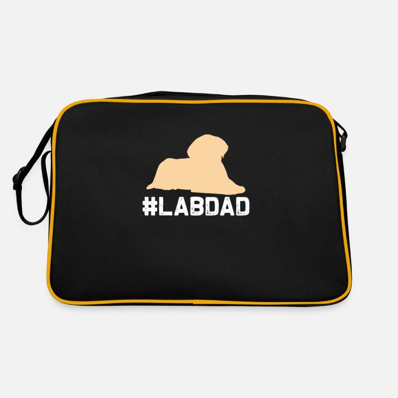 Labrador Père Chien Chiens Master Cadeau Sac Retro