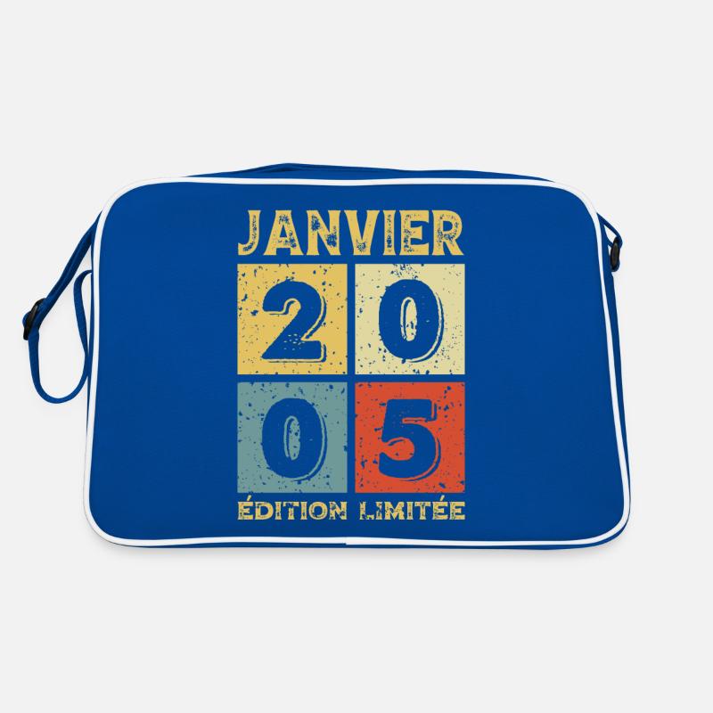 Anniversaire Vintage Idée Cadeau Janvier 2005 Sac Retro