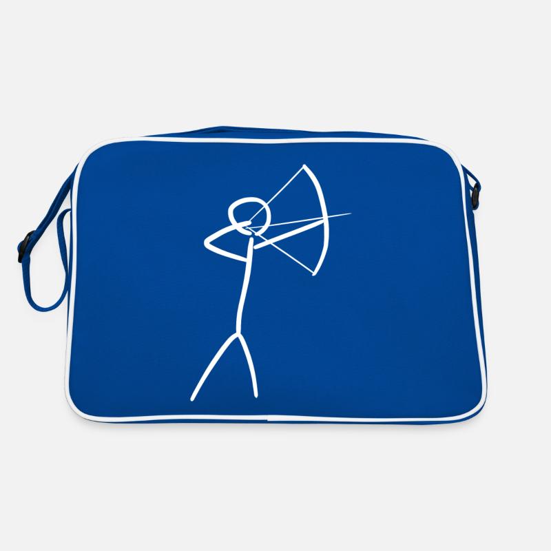 3D Bogensport Langbogen Bogenschütze Retro Tasche