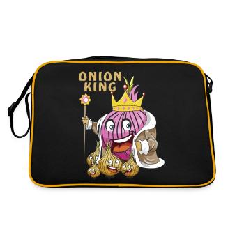 LE ROI DE L’OIGNON - Sac Retro - noir/or - Dos