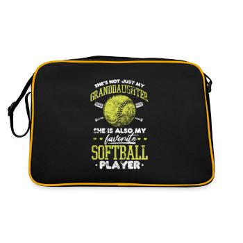 Softball - Retro Bag - black/gold - Back