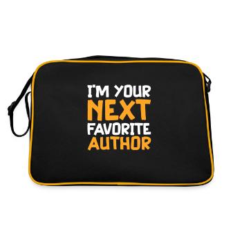 Author - Retro Bag - black/gold - Back