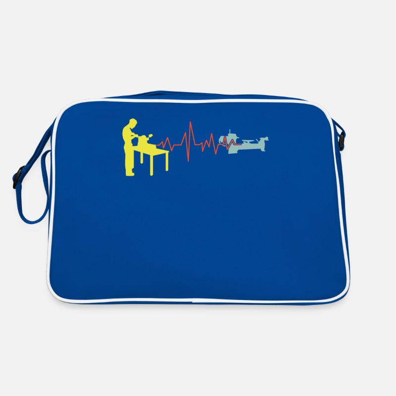 Drechsler retro Drechselmaschine Retro Tasche