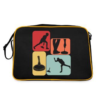 Curling Retro Curling - Sac Retro - noir/or - Dos