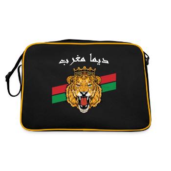 Dima Maghrib Maroc - Sac Retro - noir/or - Dos