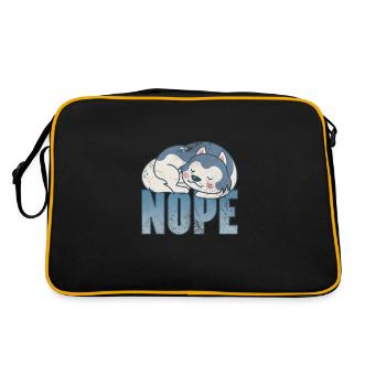Husky - Retro Bag - black/gold - Back