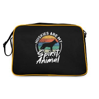 Husky - Retro Bag - black/gold - Back