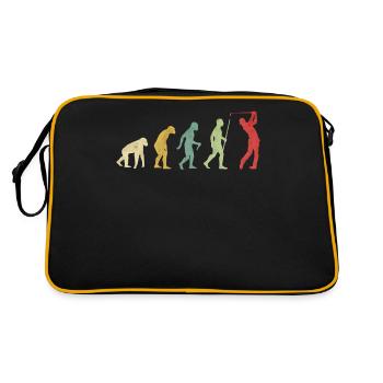 Golf Shot Hole In One Evolution - Retro Bag - black/gold - Back
