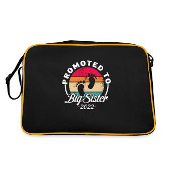 Older sister - Retro Bag - black/gold - Back