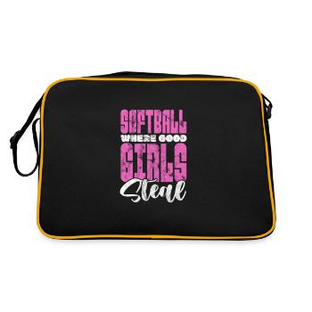 Softball - Retro Bag - black/gold - Back