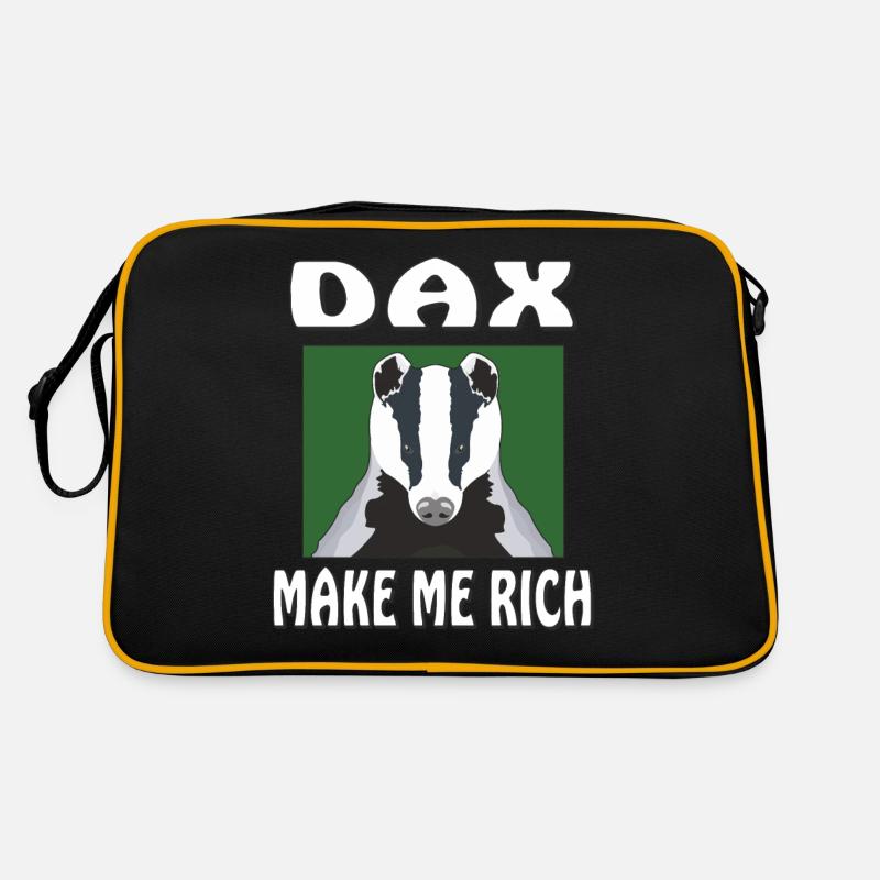 DAX MAKE ME RICH Retro Tasche