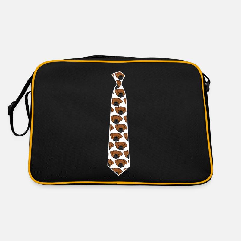 Cravate Chien Chiens Cravates Sac Retro