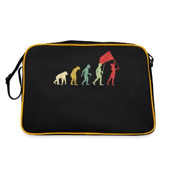 Color Guard Flag Girl Evolution - Sac Retro - noir/or - Dos