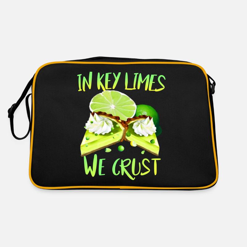 Lime cake lovers and bakers Retro Bag