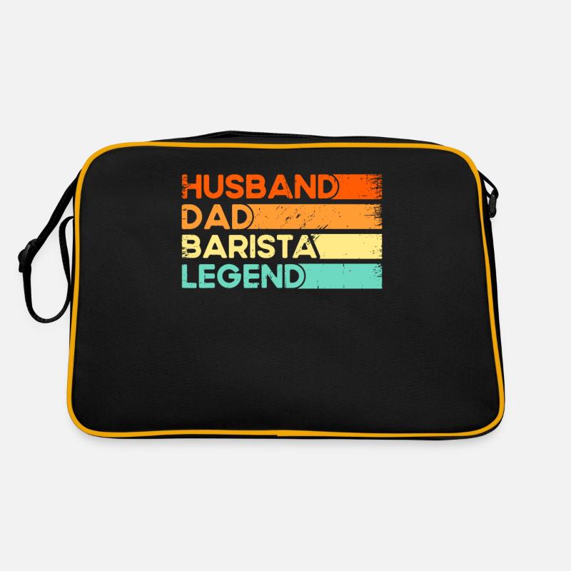 Barista Geschenkidee Coffee Lover Coffee Brewing Retro Tasche