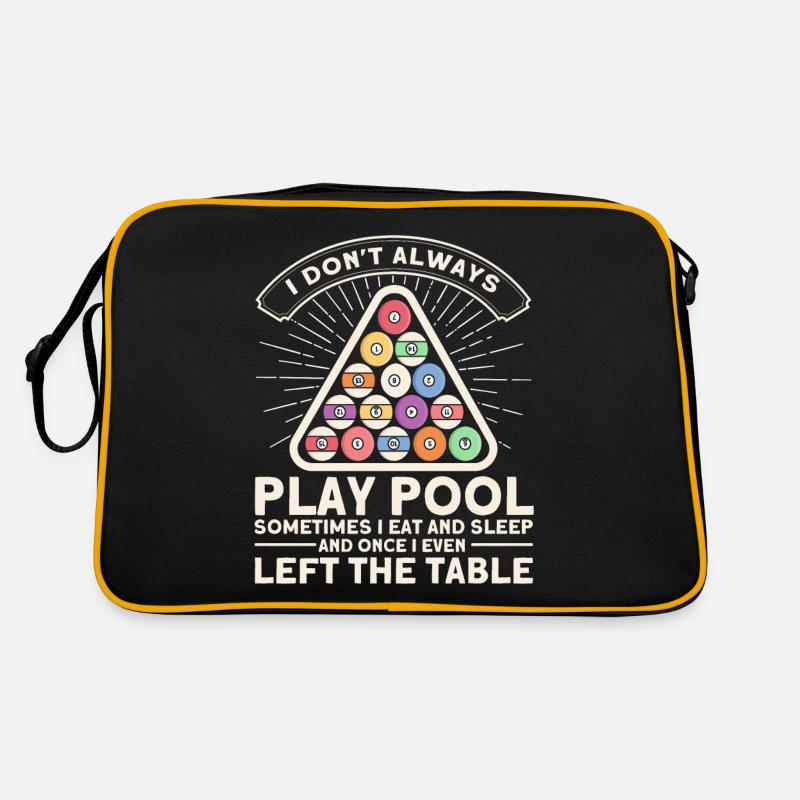 Idée cadeau billard Billard Player Pool Snooker Sac Retro