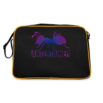 Ant Entertainer ants - Retro Bag - black/gold - Back