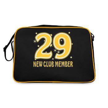 BIRTHDAY 29 - Retro Bag - black/gold - Back